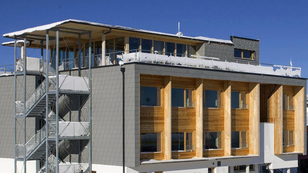 Venet Gipfelhuette Hotel Zams Exterior foto