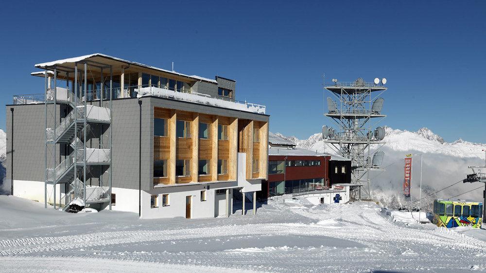 Venet Gipfelhuette Hotel Zams Exterior foto